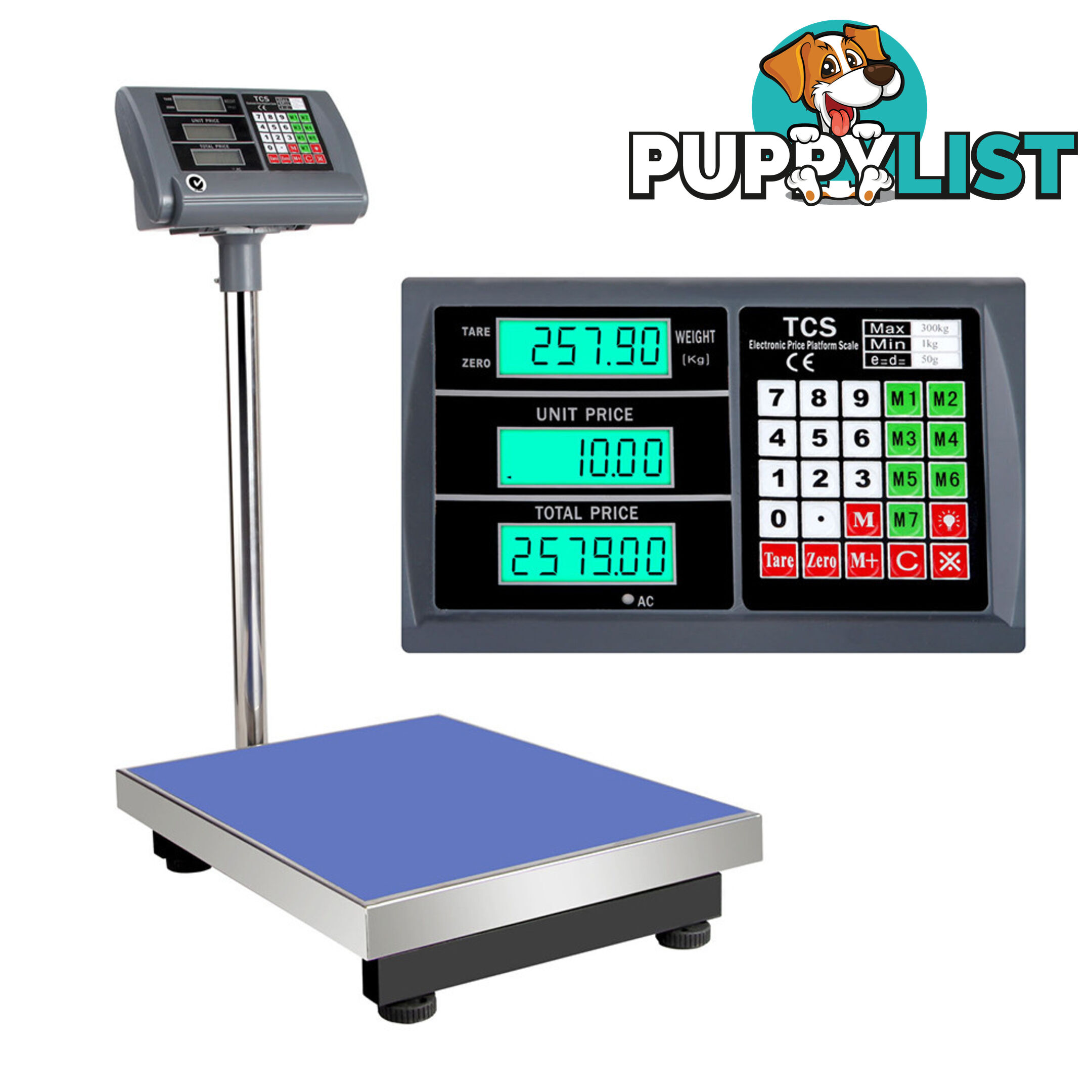 Electronic Computing Platform Digital Scale 300kg