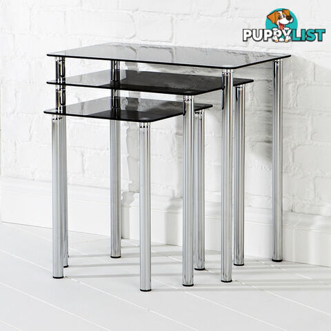 Amore Nest of Tables Black