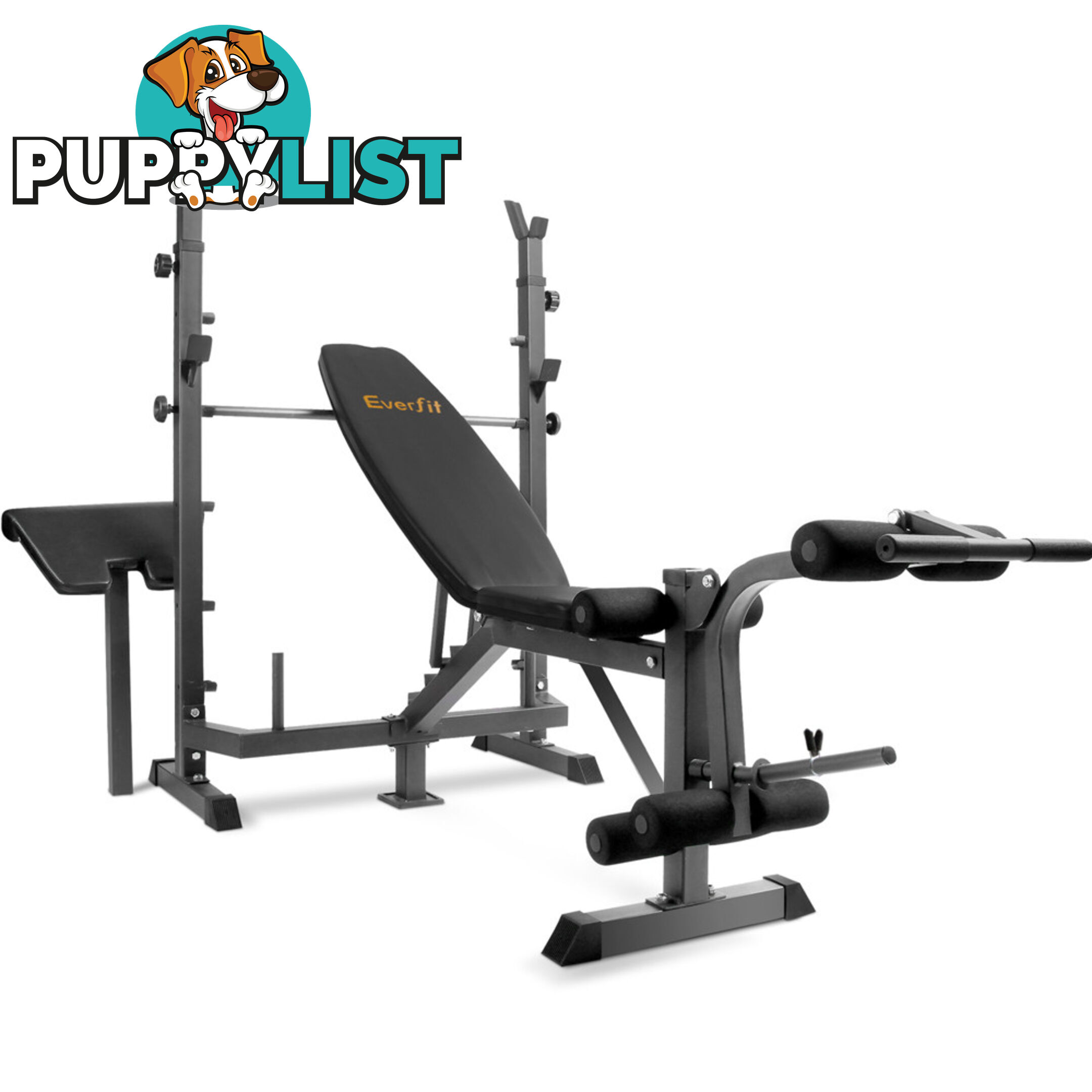 Multi-functional Fitness Bench Black