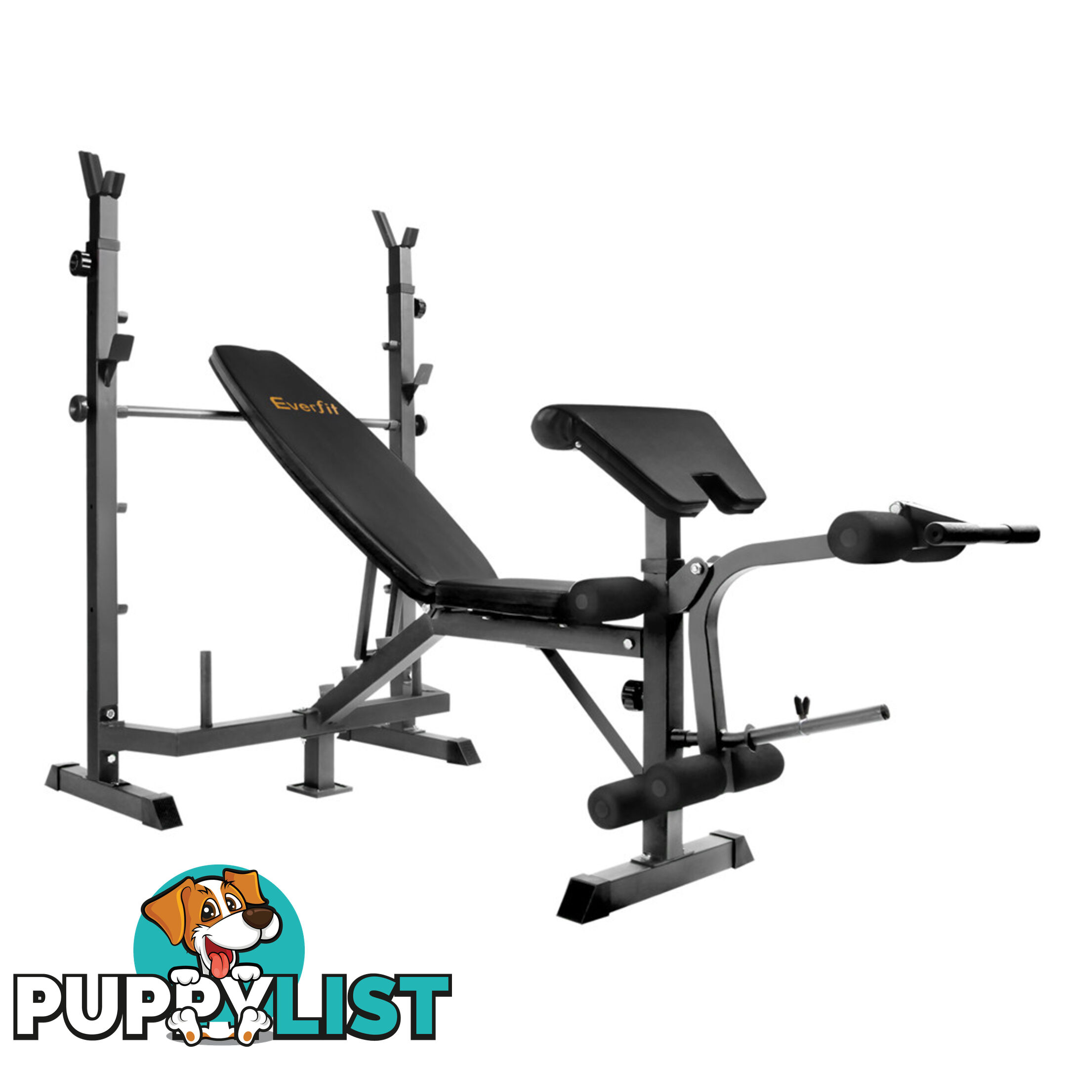 Multi-functional Fitness Bench Black