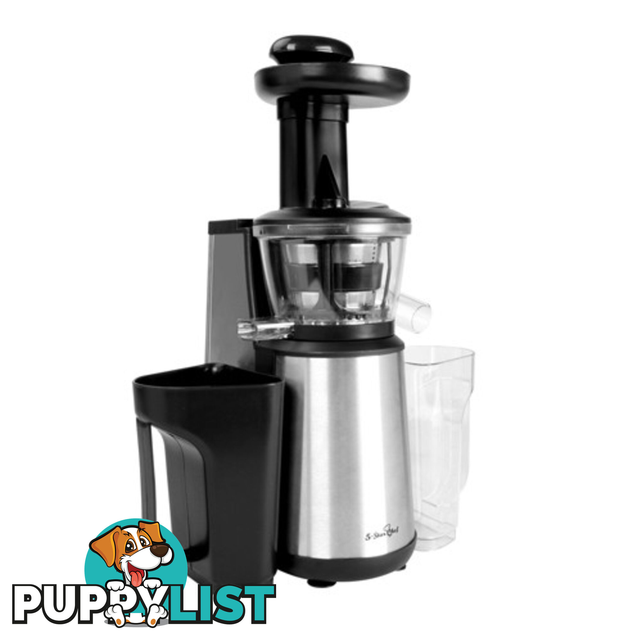 5 Star Chef Cold Press Slow Juicer Fruit Vegetable Processor