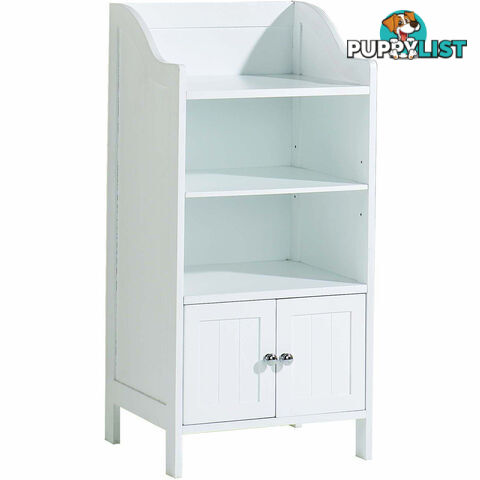 Grace 2 Door Deluxe Cupboard in WHITE