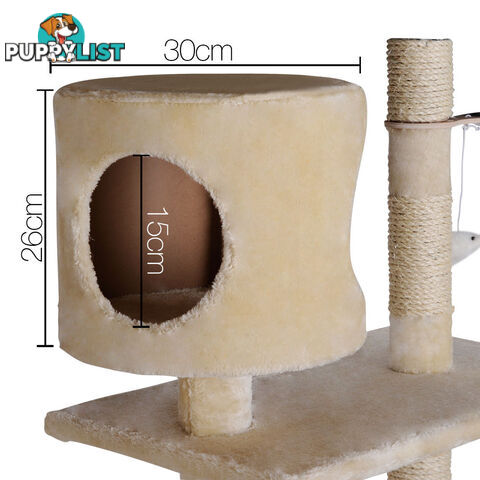 Large Cat Tree 170cm Beige