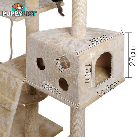 Large Cat Tree 170cm Beige