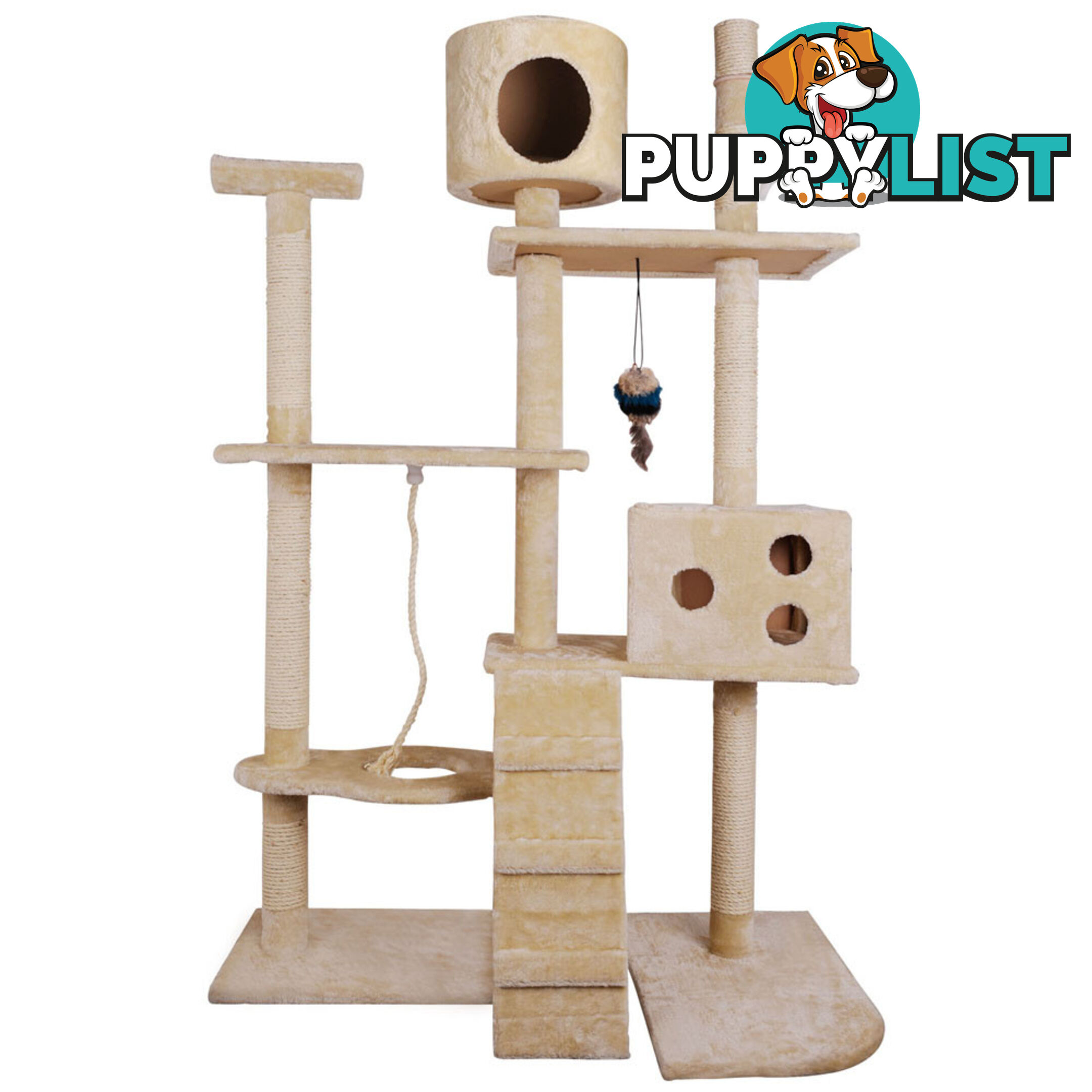 Large Cat Tree 170cm Beige