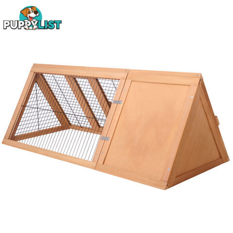 Rabbit Hutch with Hinged Lid