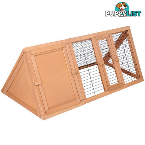 Rabbit Hutch with Hinged Lid