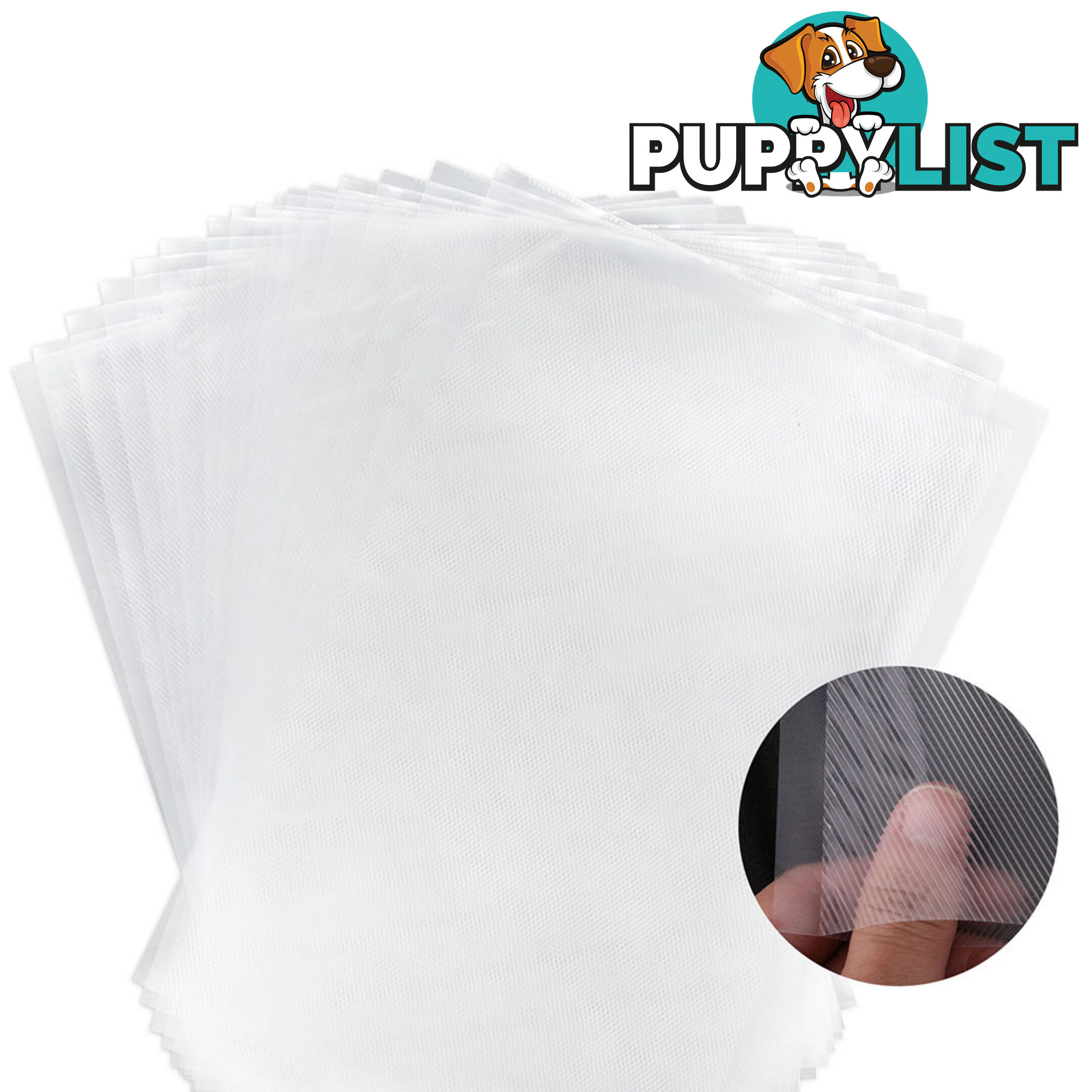 100 Food Sealer Bags: 28 x 40cm