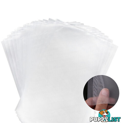 100 Food Sealer Bags: 28 x 40cm