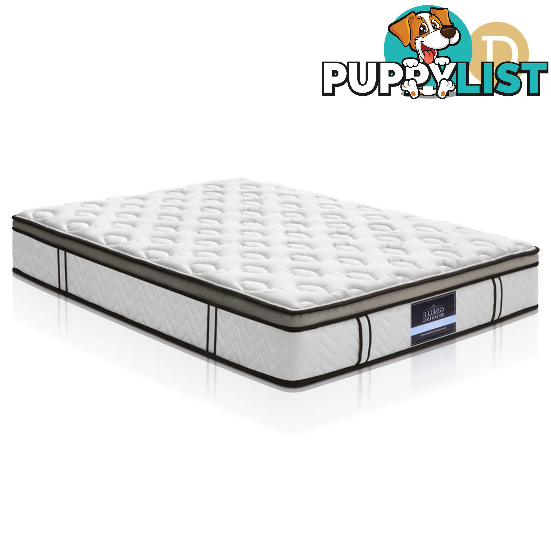 Latex Euro Top Pocket Spring Mattress Back Support Double