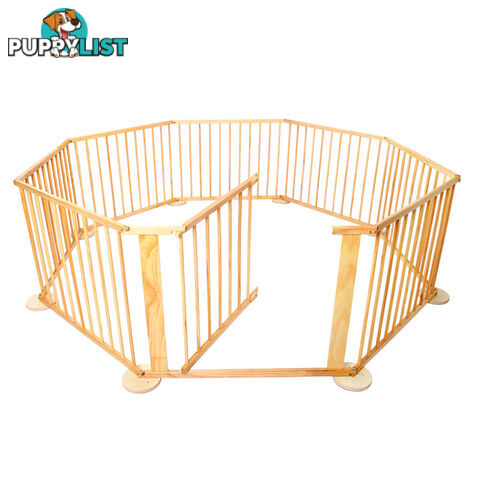 Baby Natural Wooden Playpen