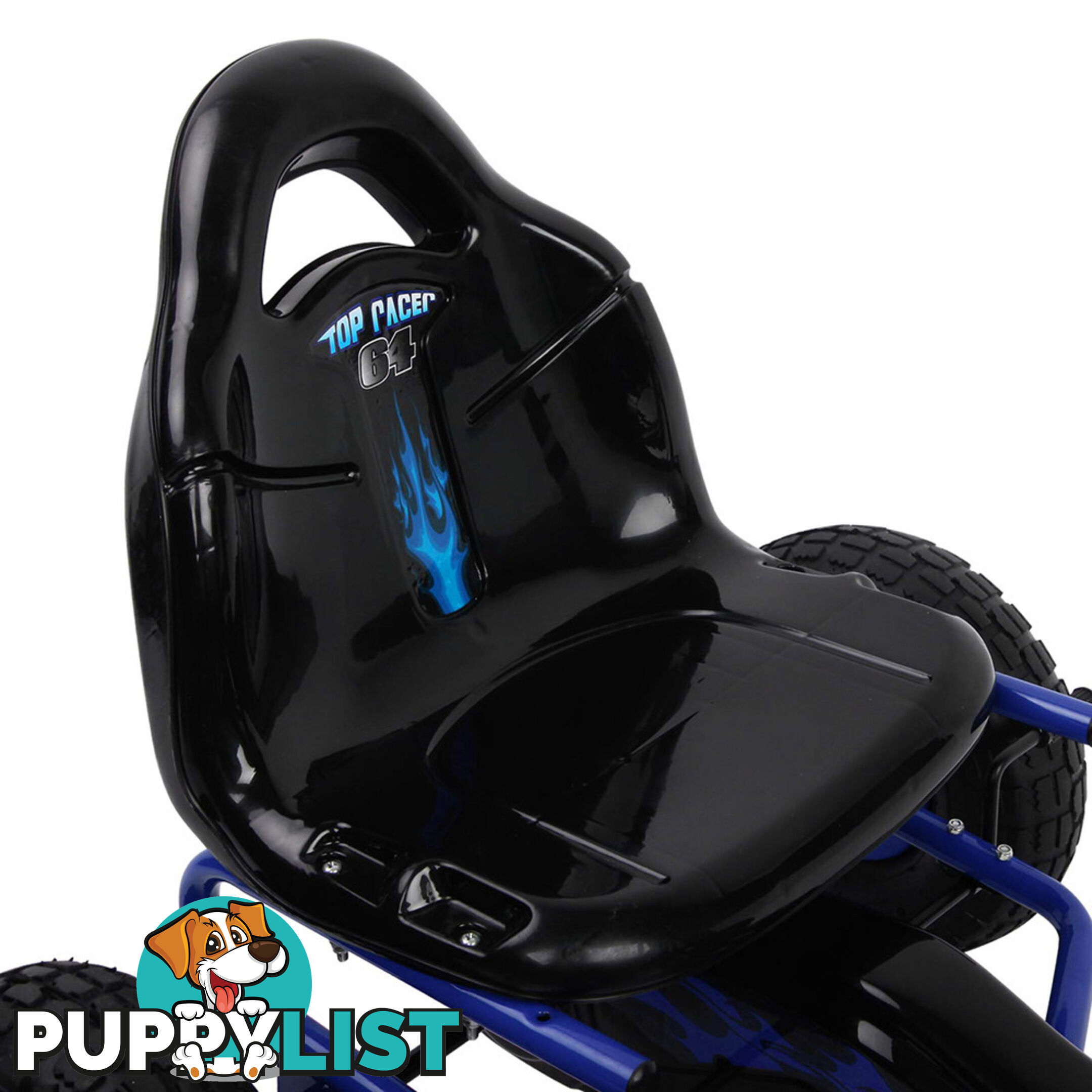 Kids Pedal Go Kart - Blue