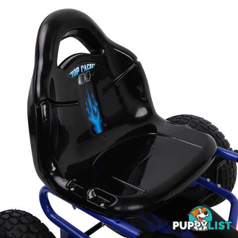 Kids Pedal Go Kart - Blue