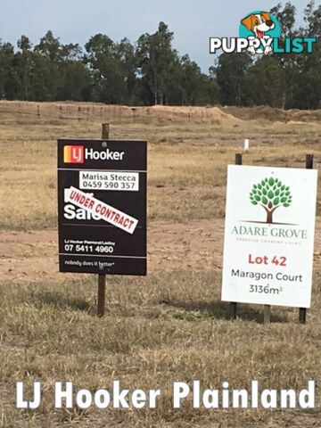 Lot 42 Maragon Court ADARE QLD 4343