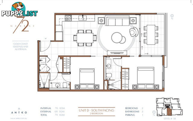 904/372 Marine Parade LABRADOR QLD 4215
