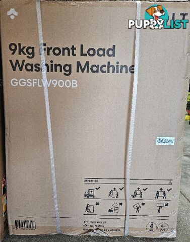 Washing machine Front Loader SOLT 9kg model GGSFLW900B Black NEW in Box