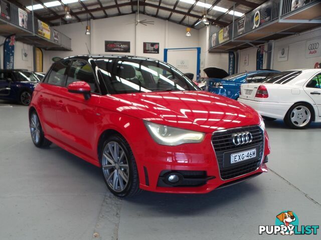 2012 AUDI A1 SPORTBACK1,4TFSIAMBITION 8XMY12 5D HATCHBACK