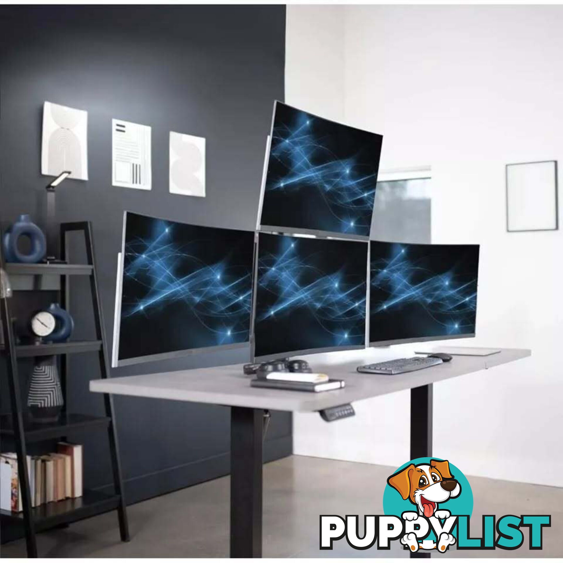Quad Monitor LCD Mount
