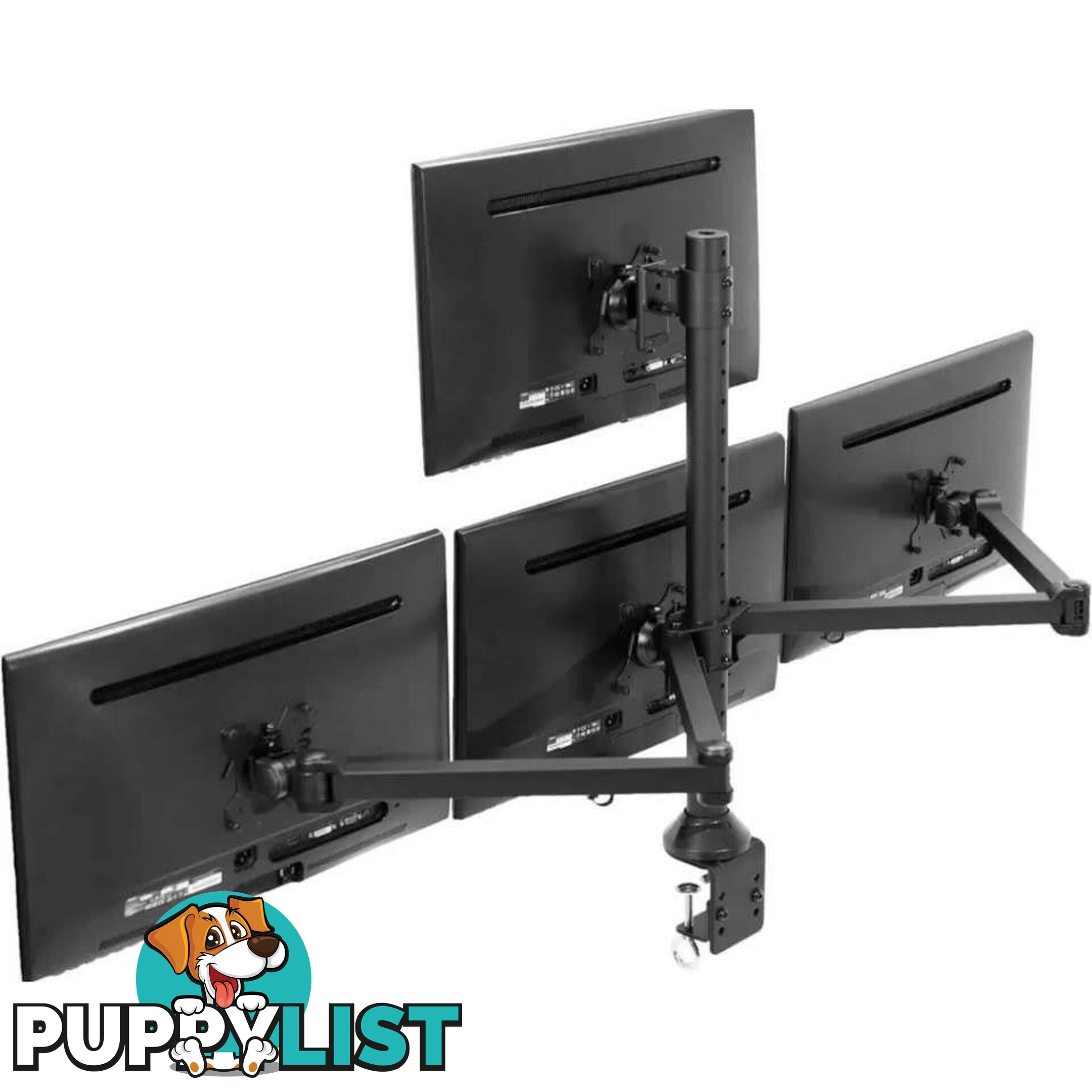 Quad Monitor LCD Mount