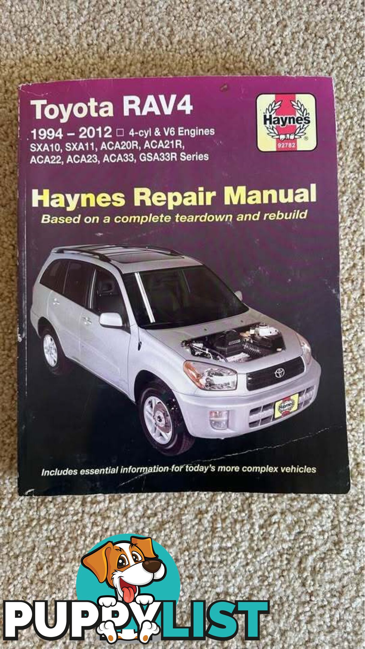 Haynes Manual Toyota RAV4 1994-2012