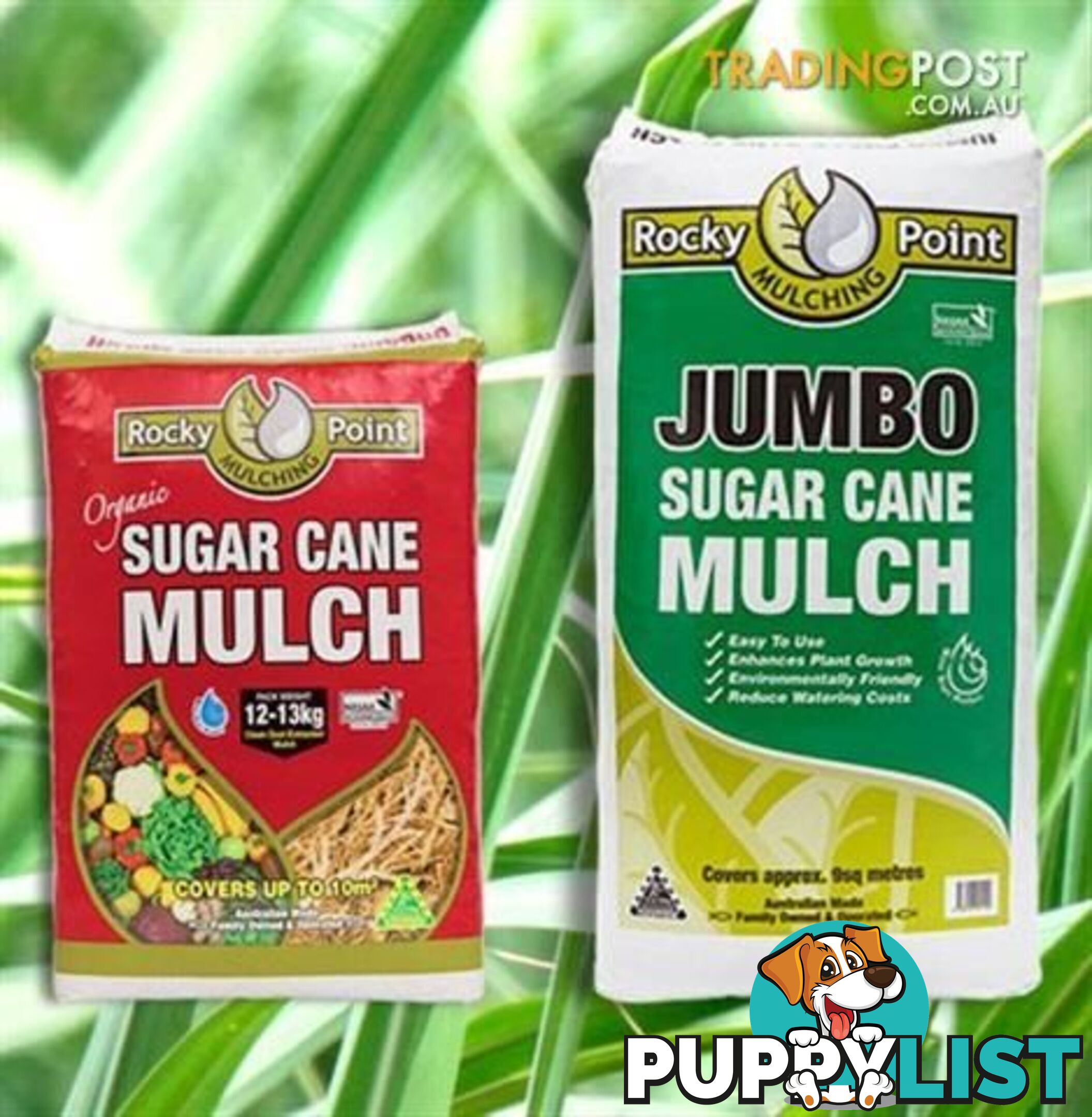 Organic Sugar Cane Mulch - StockCode: CKJGHY