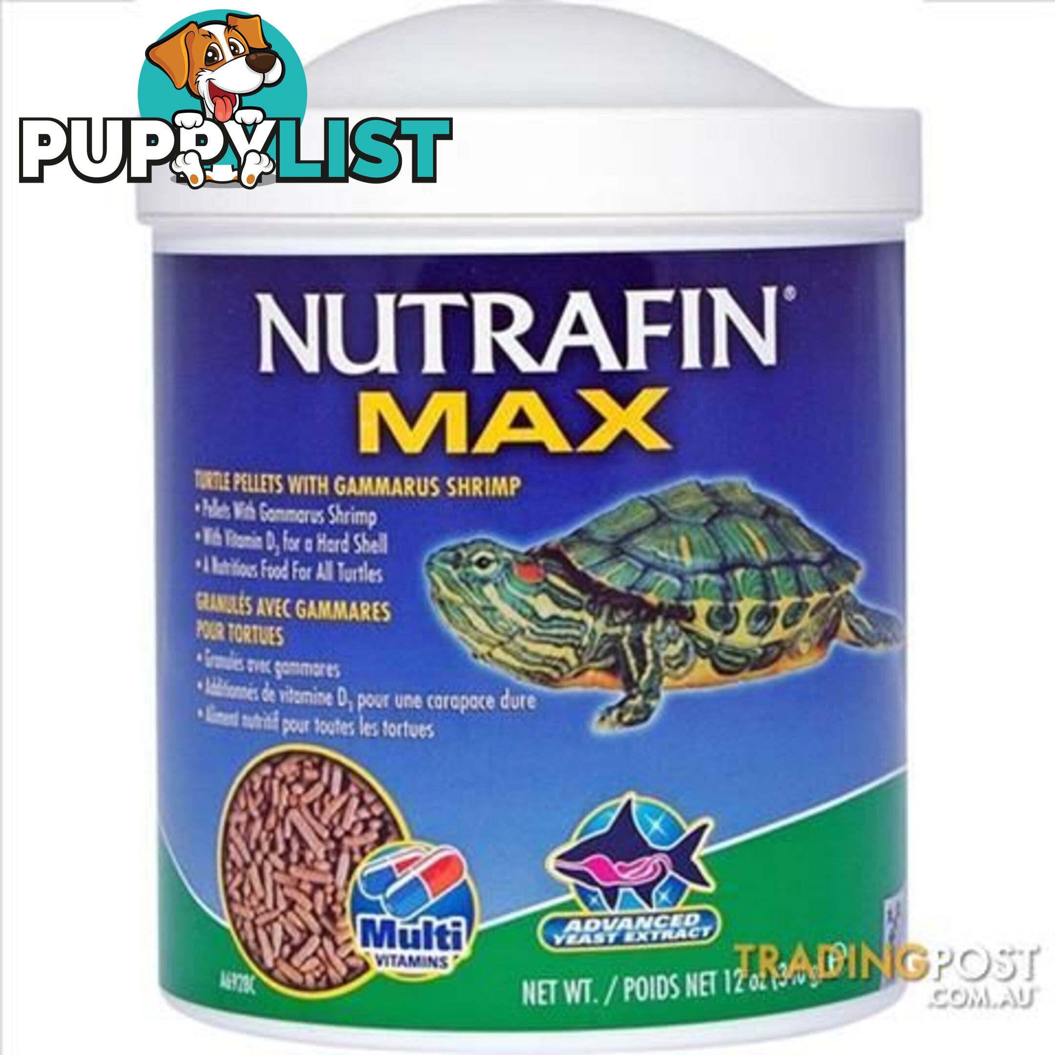 Nutrafin Max Turtle Pellets with Gammarus Shrimp 30g - StockCode: BTGMPF