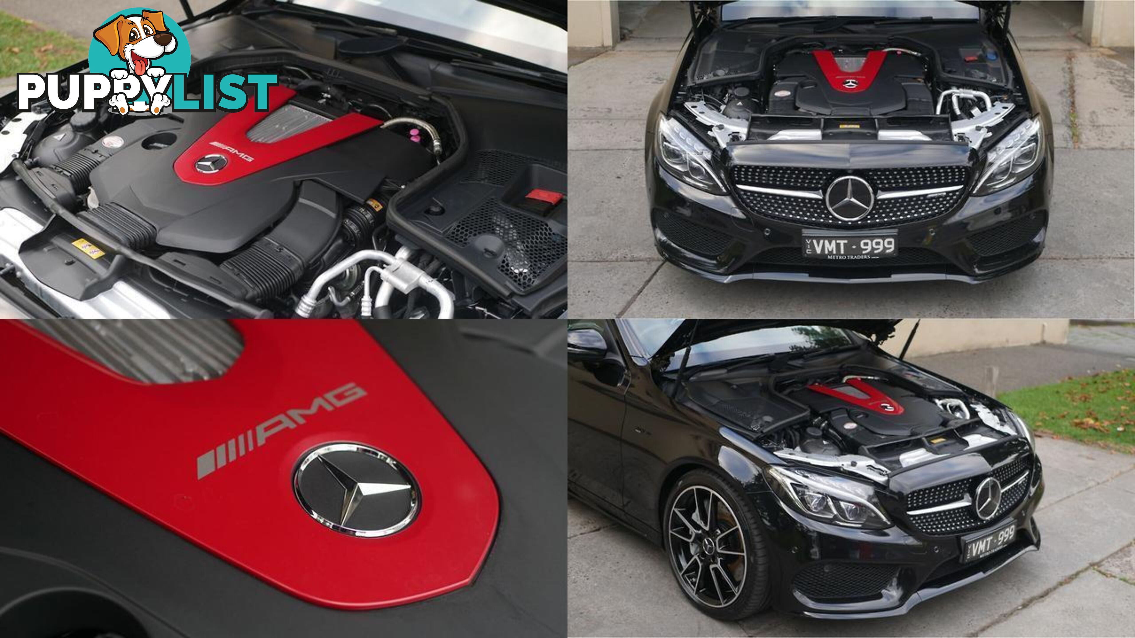 2017 Mercedes-Benz C-Class  W205 807+057MY C43 AMG 9G-Tronic 4MATIC Sedan