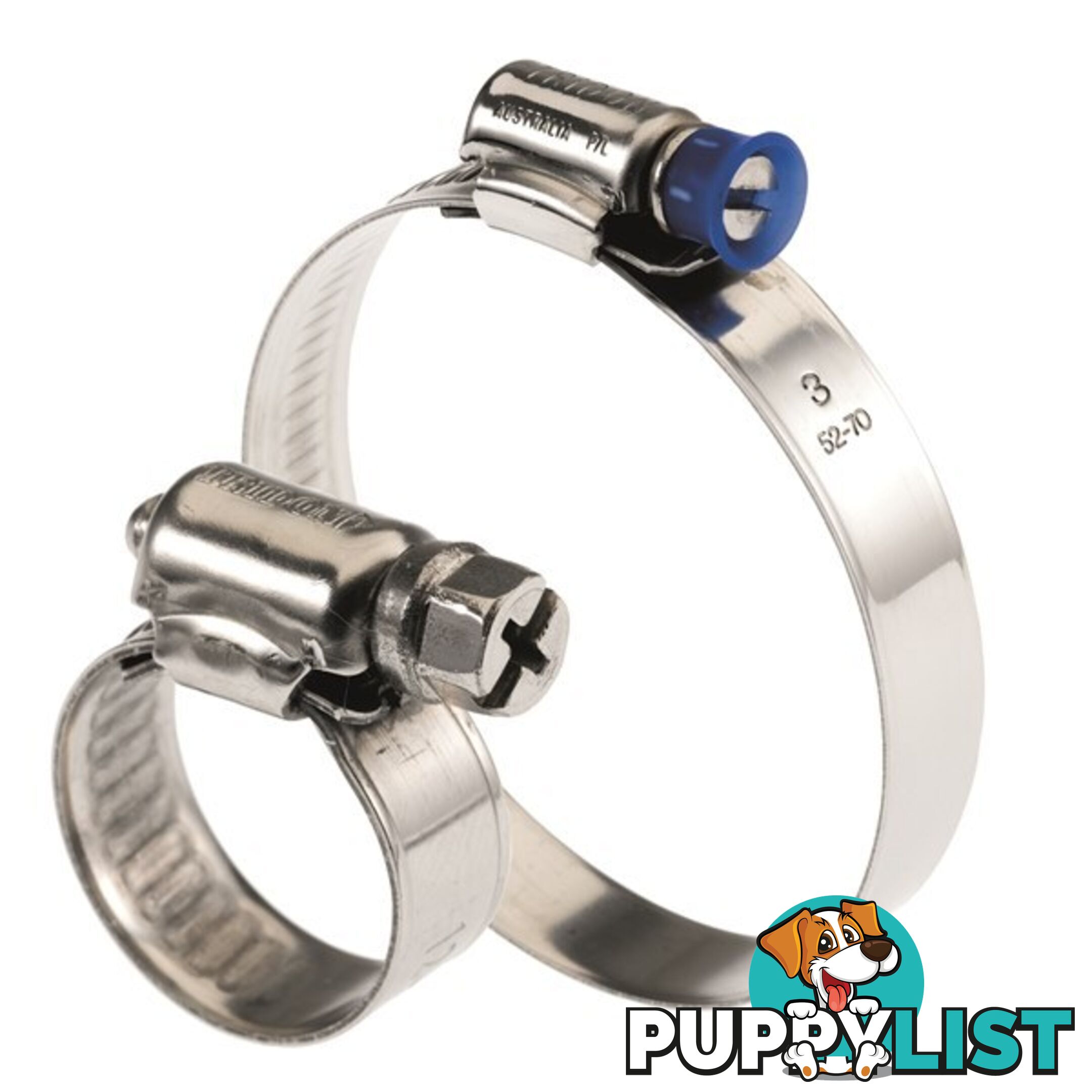 Tridon Regular Hose Clamps 35mm â 48mm Full S. Steel Solid Band 10 pk SKU - SMP2AP