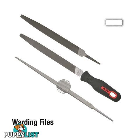 Toledo Warding File Bastard  - 100mm SKU - 04WF01CD