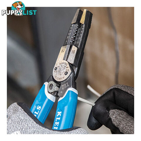 Klein Kurve™ Heavy-Duty Wire Stripper Cutter Crimper 8-20 AWG SKU - K12065CR