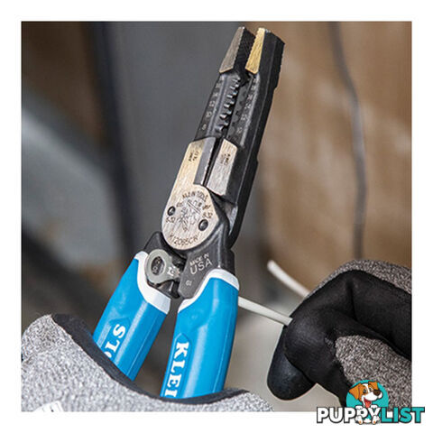 Klein Kurve™ Heavy-Duty Wire Stripper Cutter Crimper 8-20 AWG SKU - K12065CR