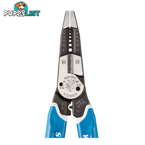 Klein Kurve™ Heavy-Duty Wire Stripper Cutter Crimper 8-20 AWG SKU - K12065CR