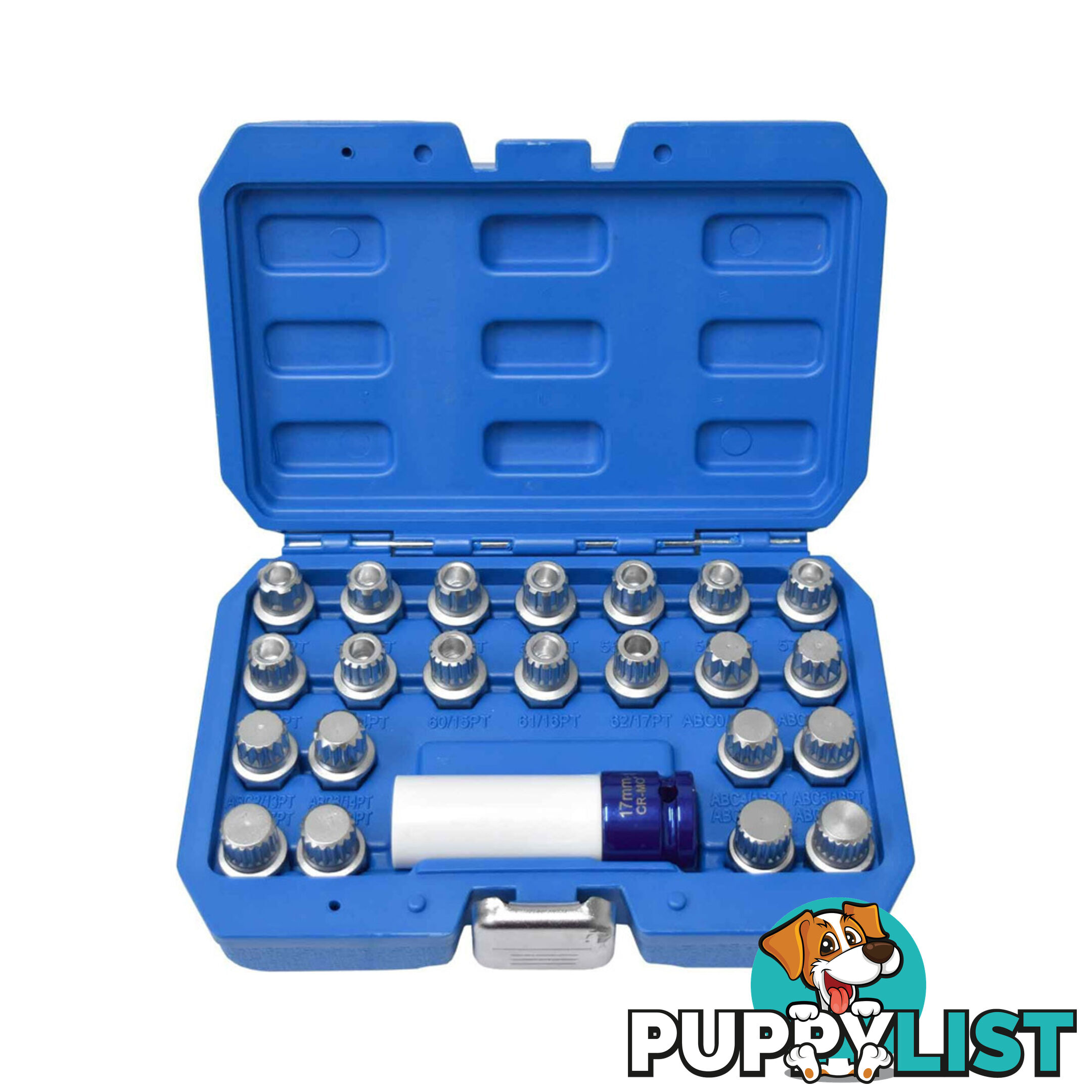 PK Tool VW Locking Wheel Nut Socket Set  - 23pc SKU - PT12512