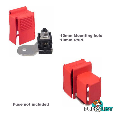 Littlefuse ZCase Fuse Battery Stud Mount Bars 1 Pole and Cover SKU - 0FHZ0211Z