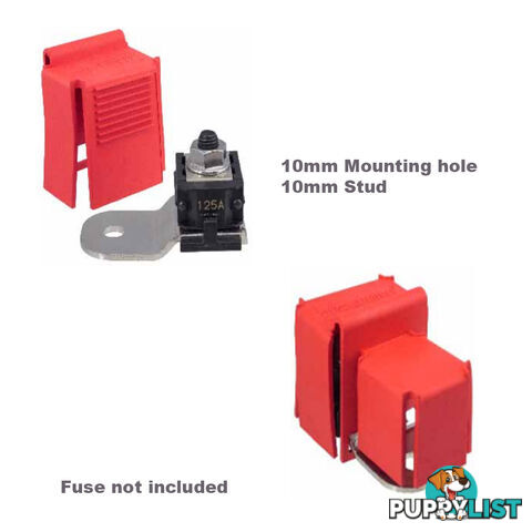 Littlefuse ZCase Fuse Battery Stud Mount Bars 1 Pole and Cover SKU - 0FHZ0211Z