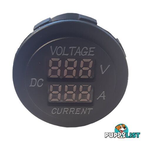 LED Digital Display Dual Volt Meter Gauge 6  - 30v SKU - DC-112