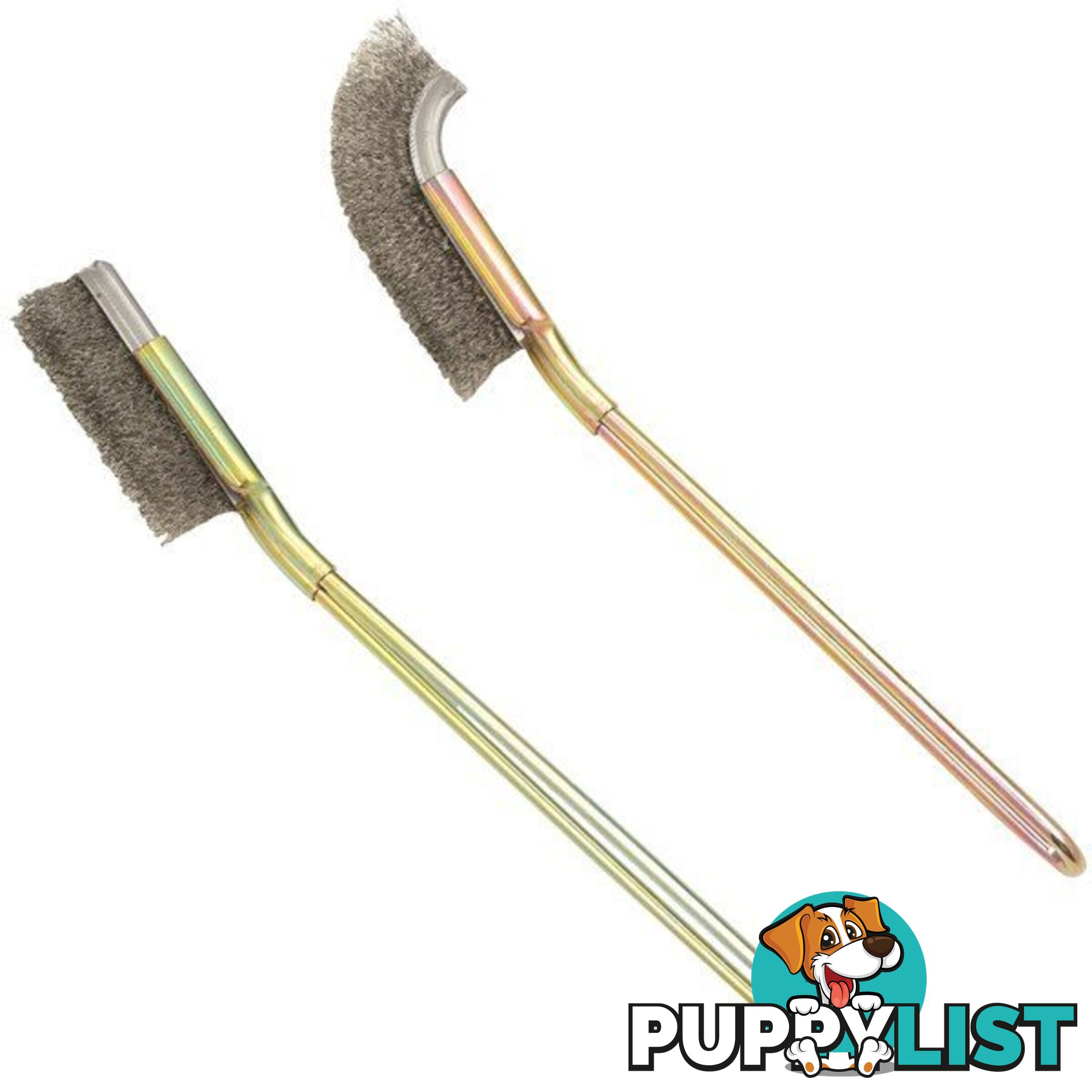 Toledo Stainless Steel Bristles Cleaning Brush Set 2 Pc SKU - 301074