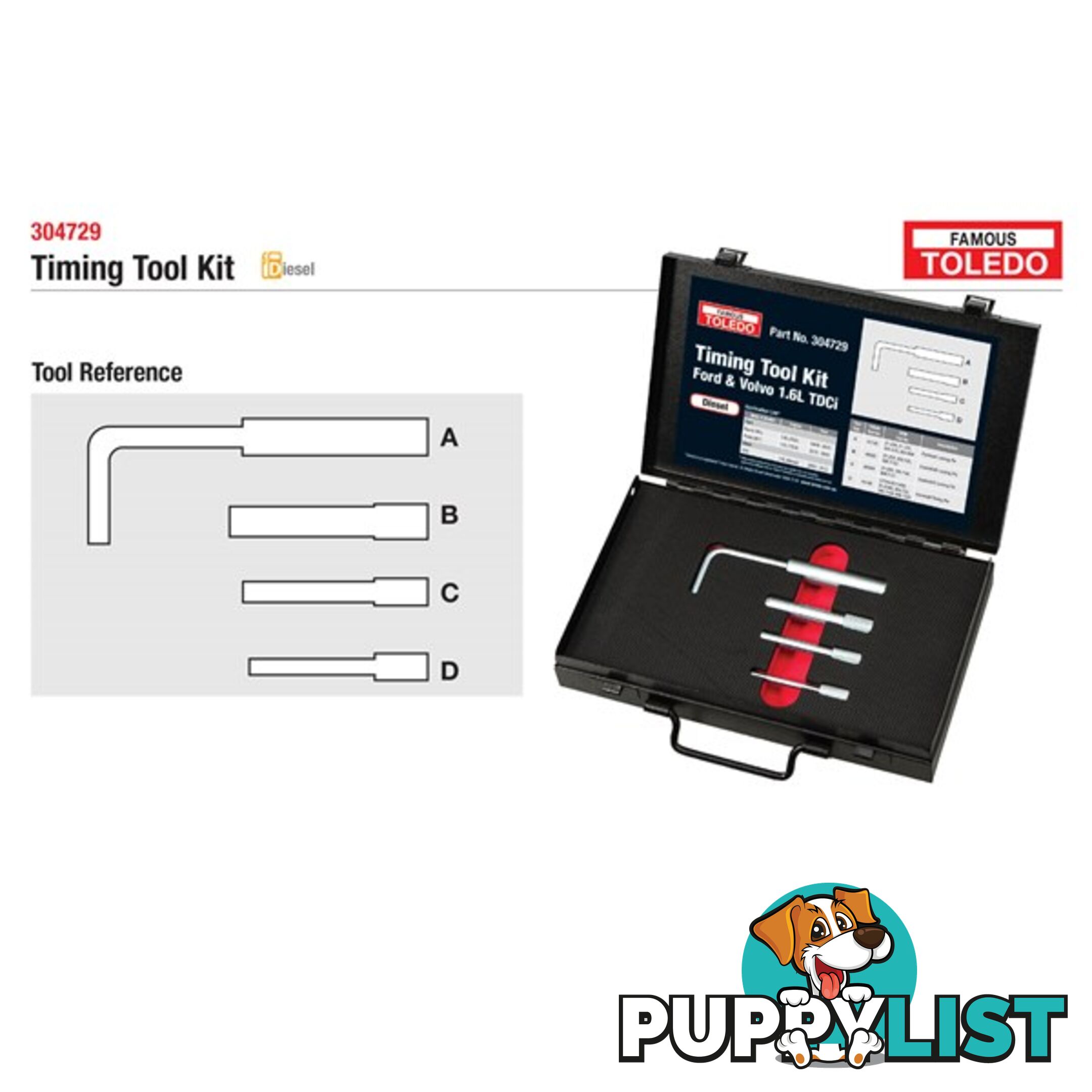 Toledo Timing Tool Kit  - Ford SKU - 304729