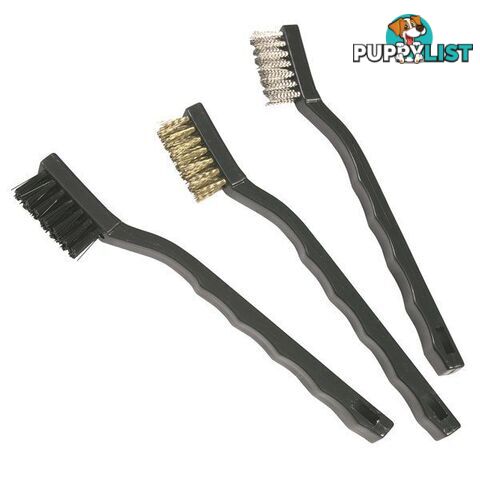 Toledo Cleaning Brush Set 3 Pc. Nylon, Brass   Steel SKU - 301003