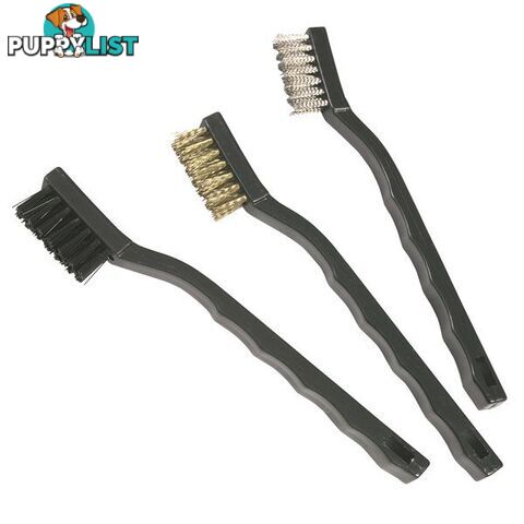 Toledo Cleaning Brush Set 3 Pc. Nylon, Brass   Steel SKU - 301003