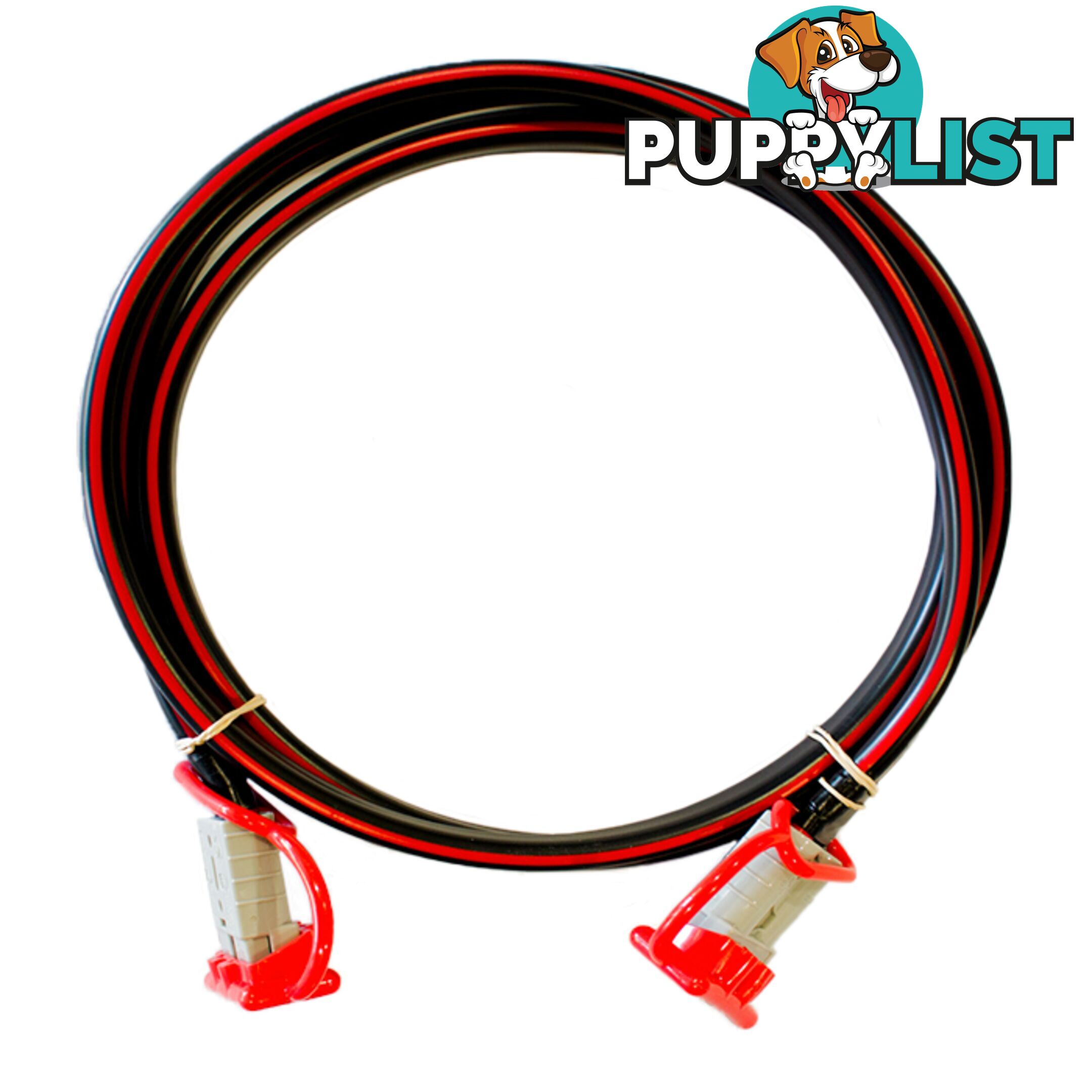 12v Extension x 0.5m  - 8 B S Dual Core, 50amp Connectors   Dust Caps SKU - BB-50ampandotoando0.5m-1