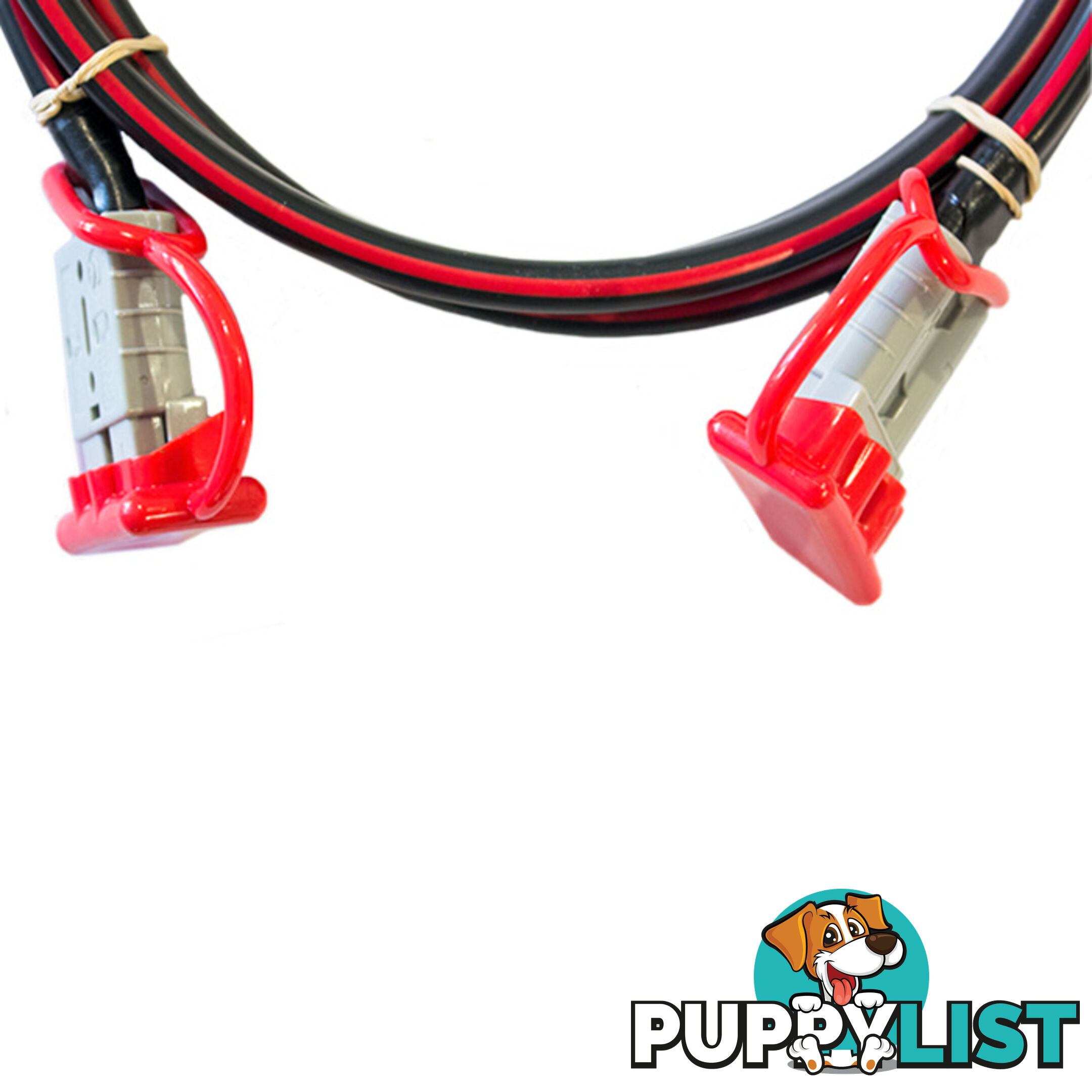 12v Extension x 0.5m  - 8 B S Dual Core, 50amp Connectors   Dust Caps SKU - BB-50ampandotoando0.5m-1