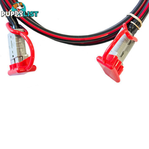 12v Extension x 0.5m  - 8 B S Dual Core, 50amp Connectors   Dust Caps SKU - BB-50ampandotoando0.5m-1