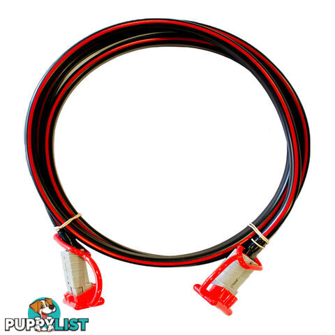 12v Extension x 0.5m  - 8 B S Dual Core, 50amp Connectors   Dust Caps SKU - BB-50ampandotoando0.5m-1