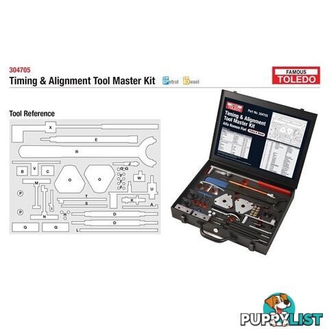 Toledo Timing Tool Kit  - Alfa Romeo   Fiat  - (Duplicate Imported from WooCommerce) SKU - 304705