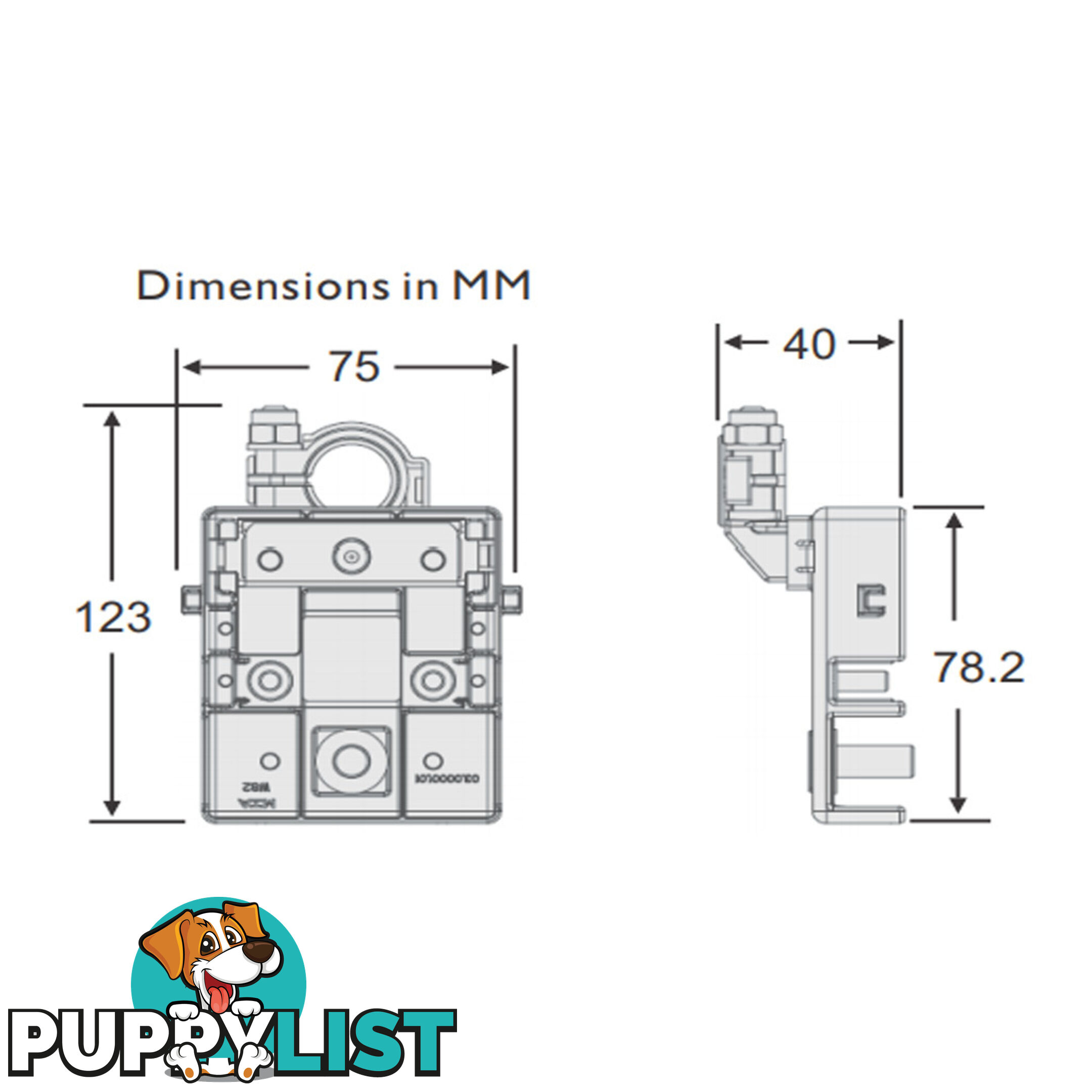 Prolec Power Distribution Unit 3 Way (2 Midi   1 Mega) SKU - 11