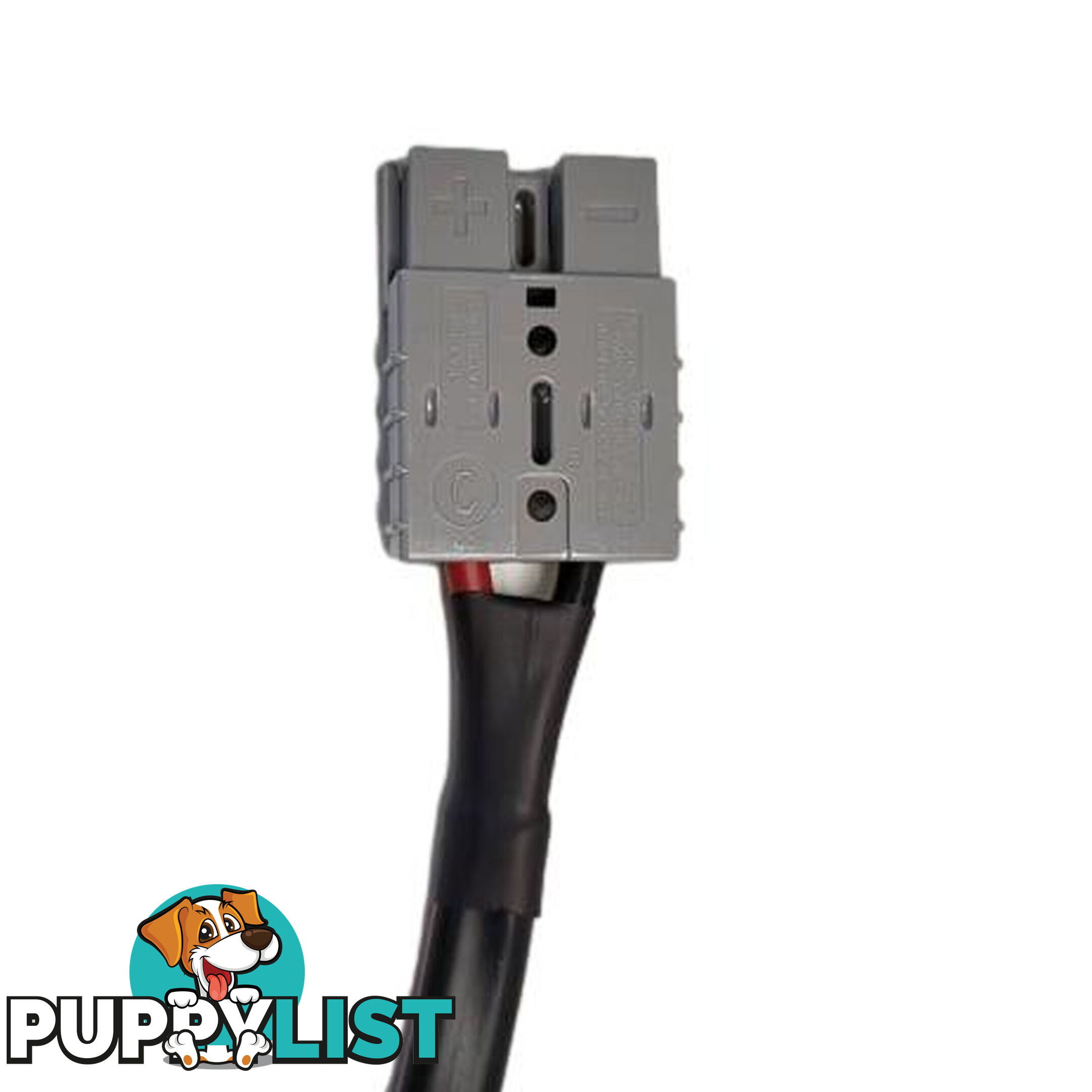 Piggyback Double 50a Anderson Style Plug to Single 50a Adaptor 300mm SKU - DC-11846