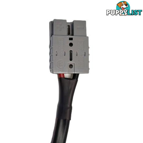 Piggyback Double 50a Anderson Style Plug to Single 50a Adaptor 300mm SKU - DC-11846