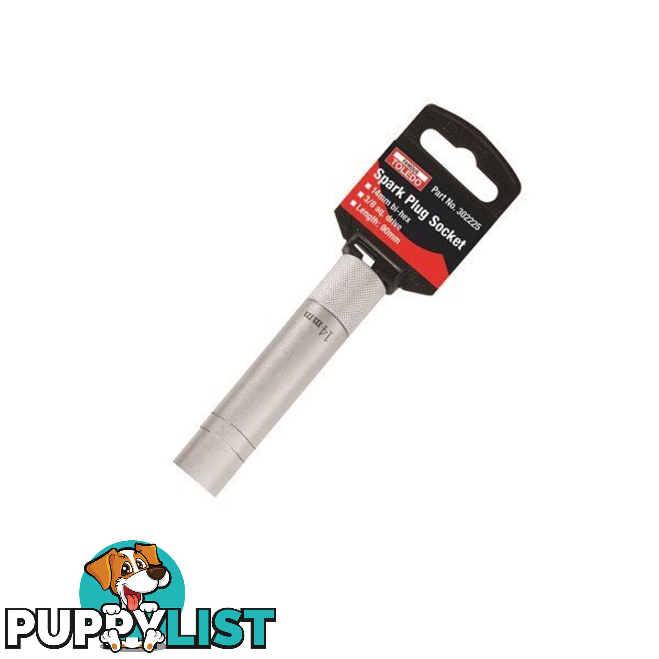 Toledo Spark Plug Socket Bi Hex 14mm Length: Short  3/8â Sq Dr SKU - 302225