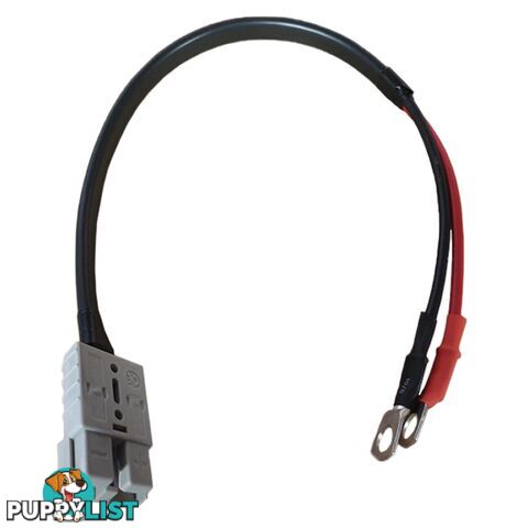 500mm x 8 B S (7.56mm2) 50amp Connector to 2 x Cable Lugs SKU - BB-10113